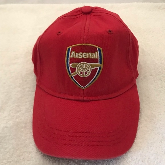 Arsenal Adjustable Red Cotton Ball Cap - Picture 3 of 14